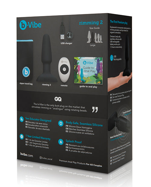 b-Vibe Rimming Plug 2