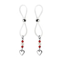 Bijoux de Nip Nipple Halos with Heart Charm