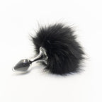 Crystal Delights Sparkle Bunny Tail Butt Plug - 3 Colors