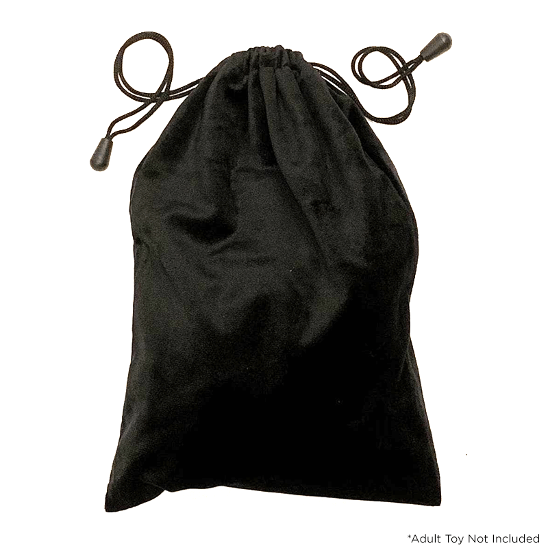 Adult Toy Pouch - Velvet Black
