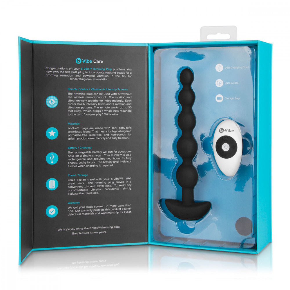 b-Vibe Cinco Remote Control Anal Beads