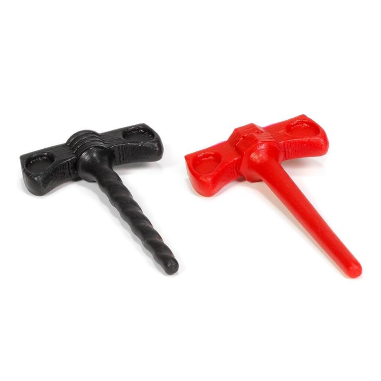 Oxballs Cock Screw Silicone Urethral Sound Kit, Set of 2