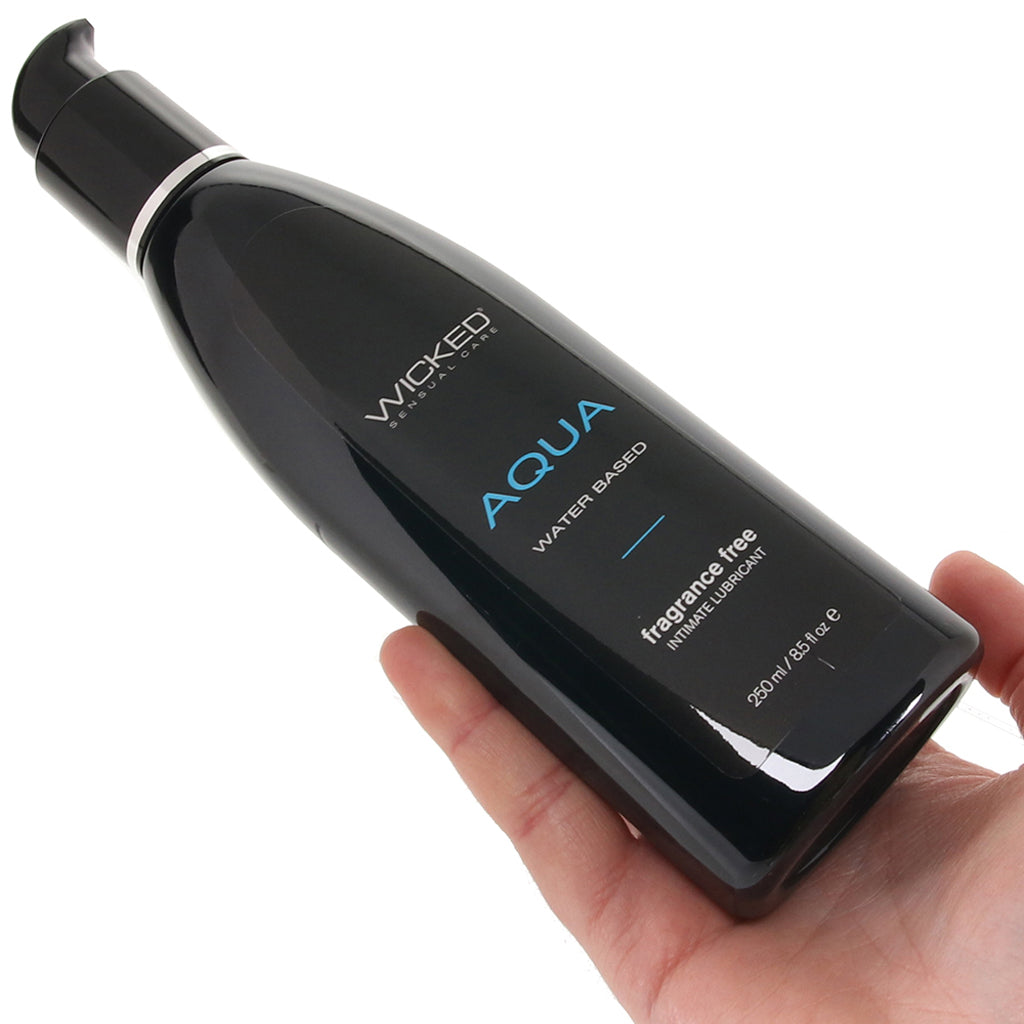 Aqua Fragrance Free Water Based Lube in 8.5oz/250ml