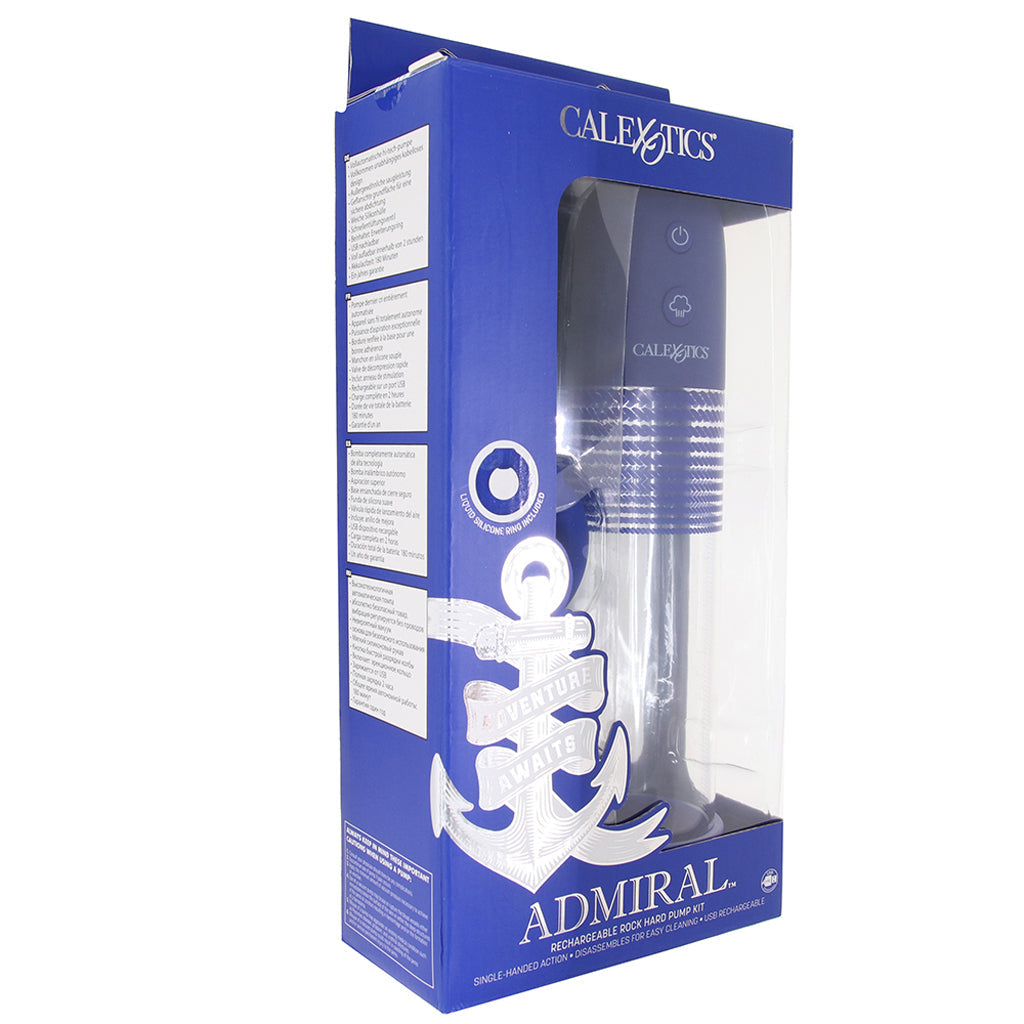 Admiral Rechargeable Rock Hard Penis Pump Kit