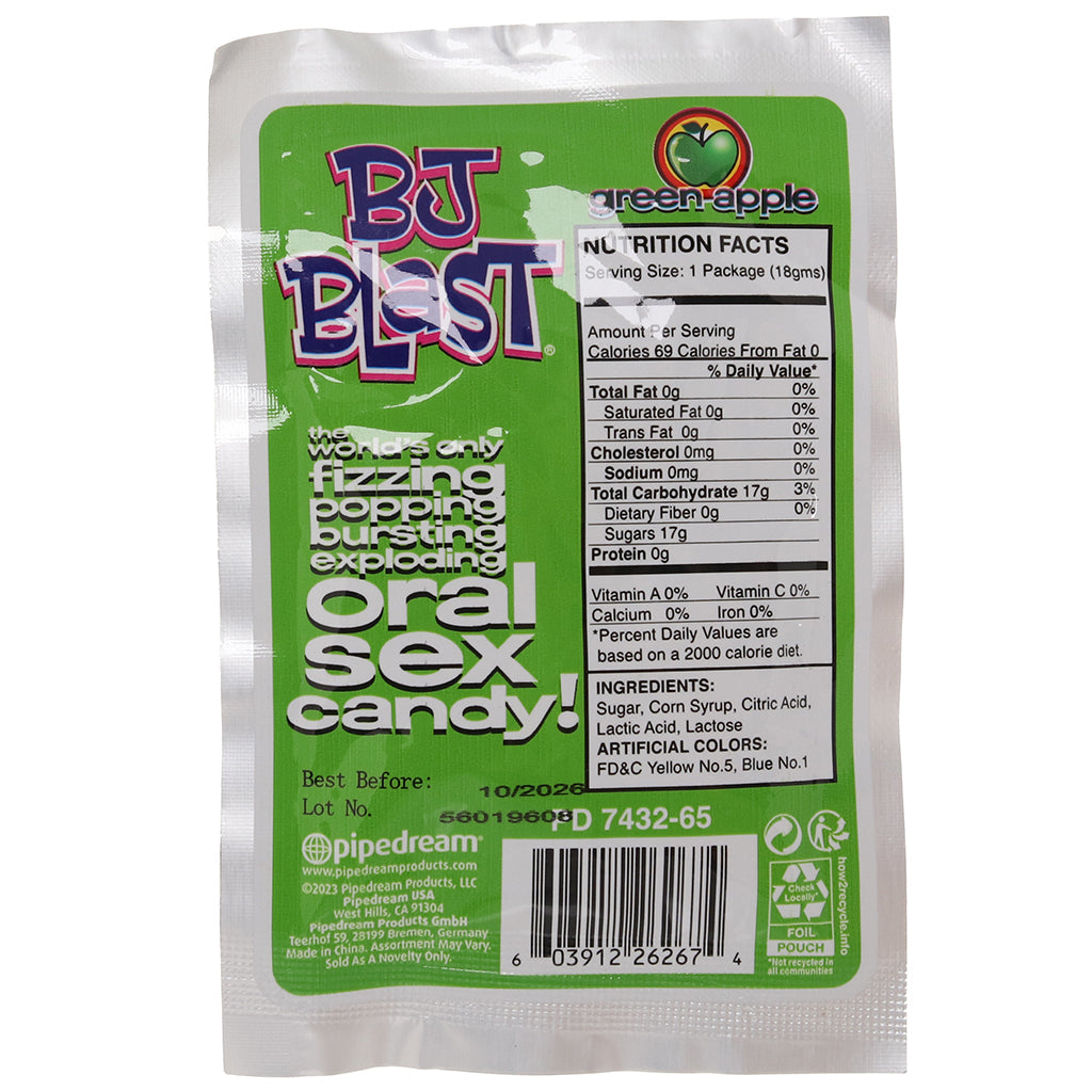 BJ Blast 18g/0.63oz. in Green Apple