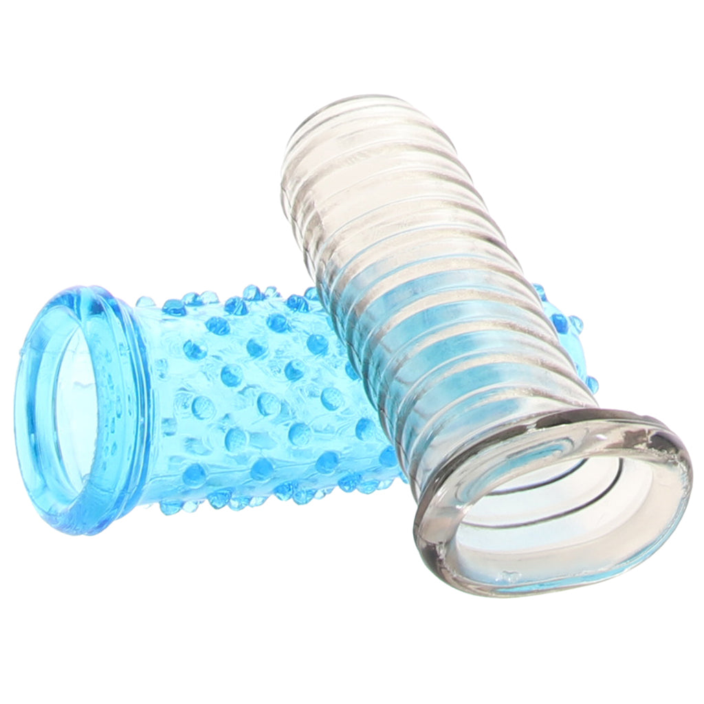 Blue Line 2-Pack Anal Finger Sleeves