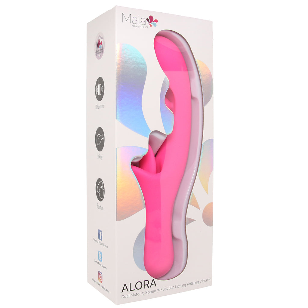Alora Licking & Rotating Rabbit Vibe