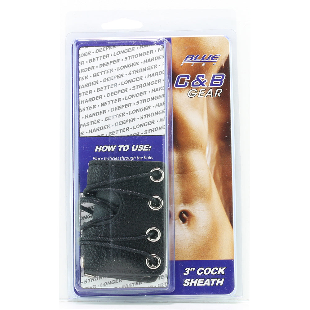 Blue Line 3 Inch Cock Sheath