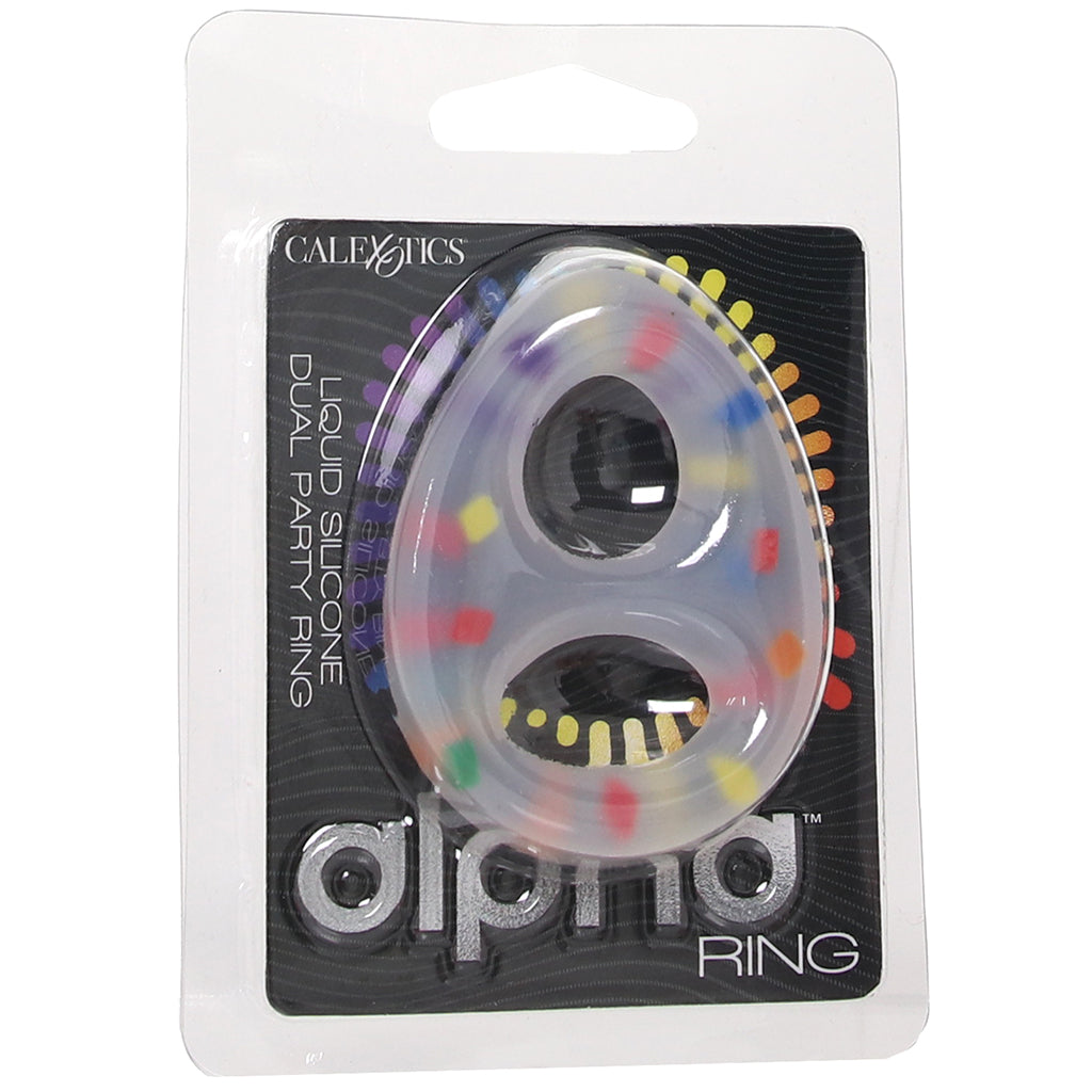 Alpha Dual Party Silicone Cock Ring
