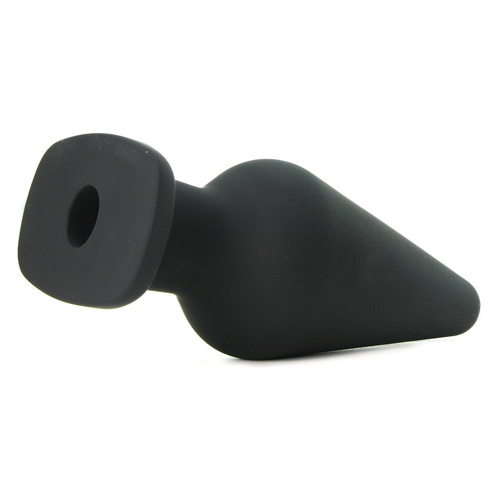 All About Anal Seamless Silicone 6 Inch Butt Plug in Black