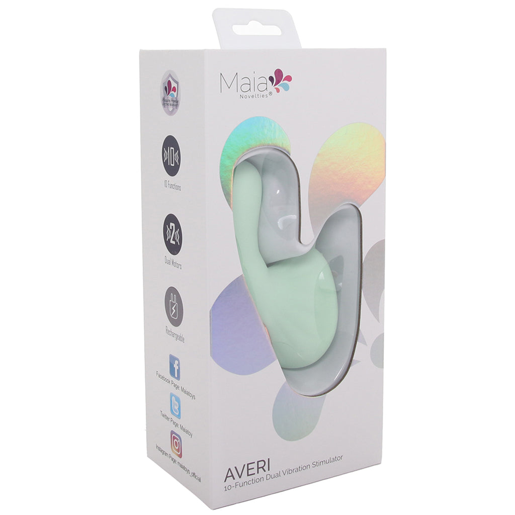 Averi Dual Stimulator Vibe in Green