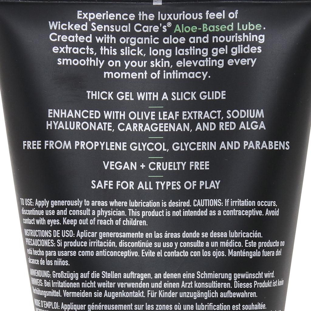 Aloe Vera Based Lube in 4oz/120ml