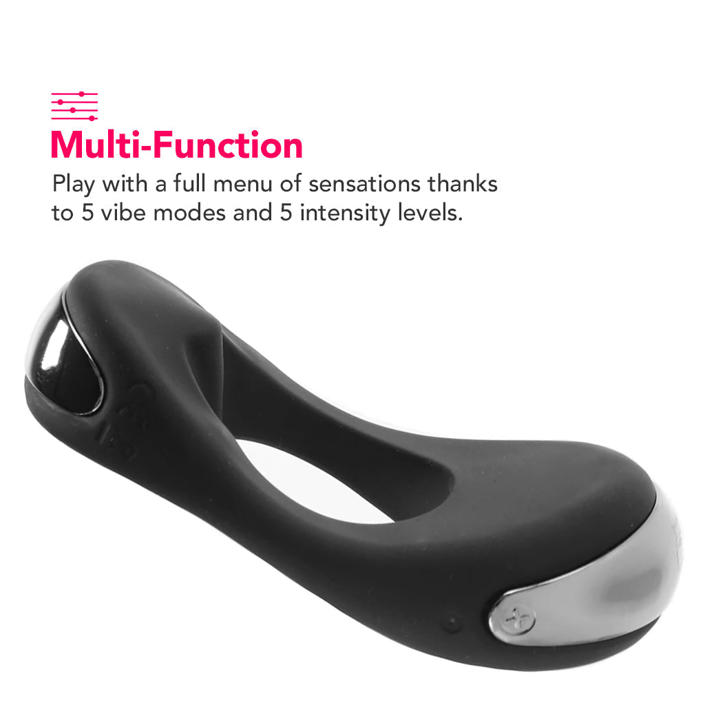 Atom Plus Vibrating Silicone Cock Ring