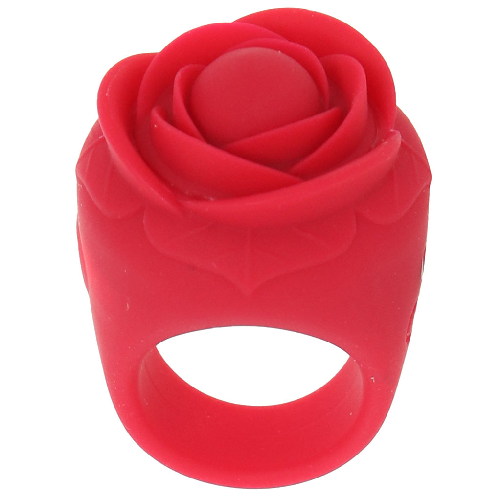 Bloomgasm Rose Ring Finger Vibe