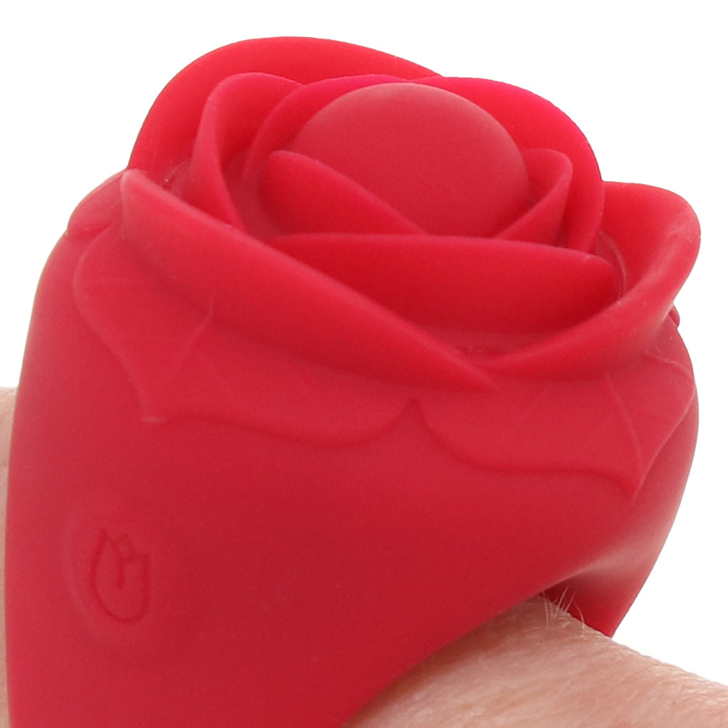 Bloomgasm Rose Ring Finger Vibe