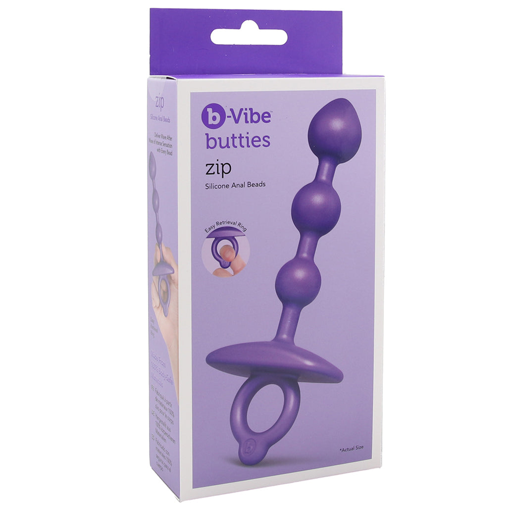 b-Vibe Butties Zip Silicone Anal Beads