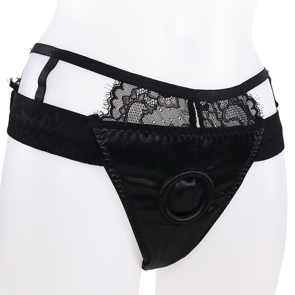 Bedroom Bliss Belle Panty Harness & Garter in Small