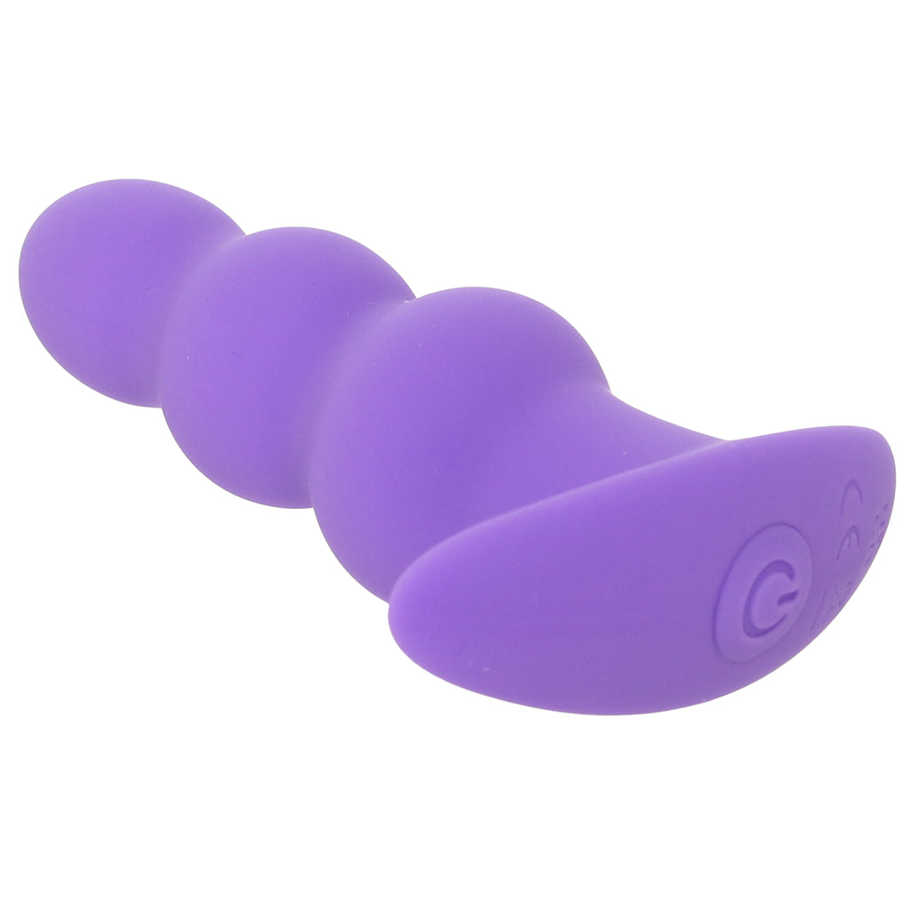 Basic Essentials Vibrating Beaded Anal Probe