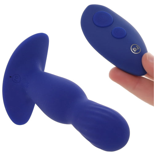 A-Play Expander 5.75 Inch Vibrating Plug in Royal Blue