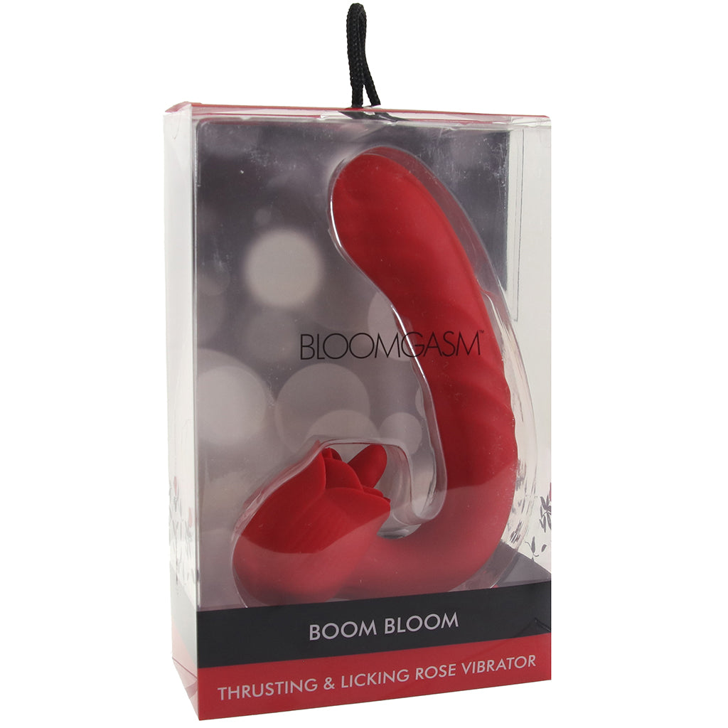 Bloomgasm Boom Bloom Thrusting & Licking Rose Vibe