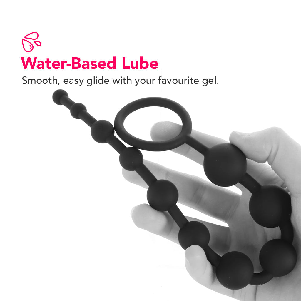 Anal Adventures Platinum Silicone Anal Beads