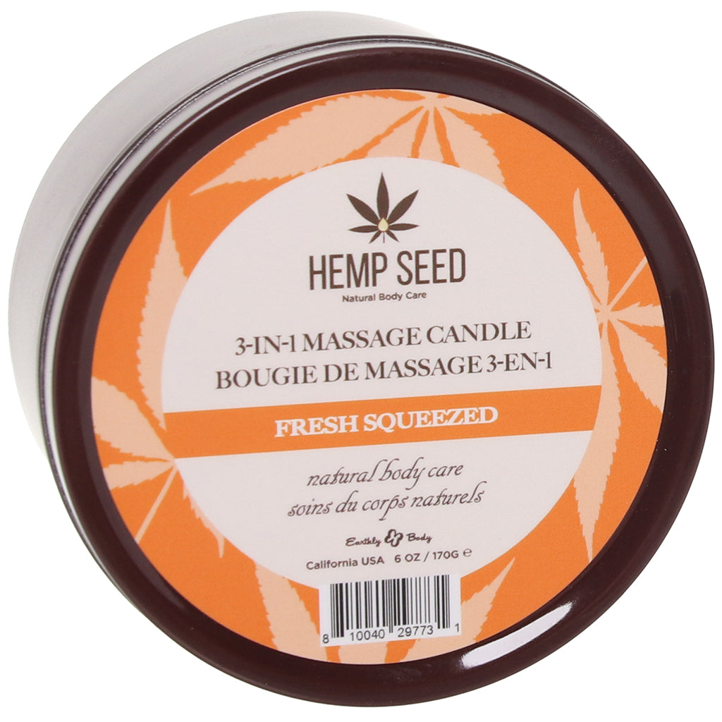 3-in-1 Massage Candle 6oz/170g in Fresh Squeezed