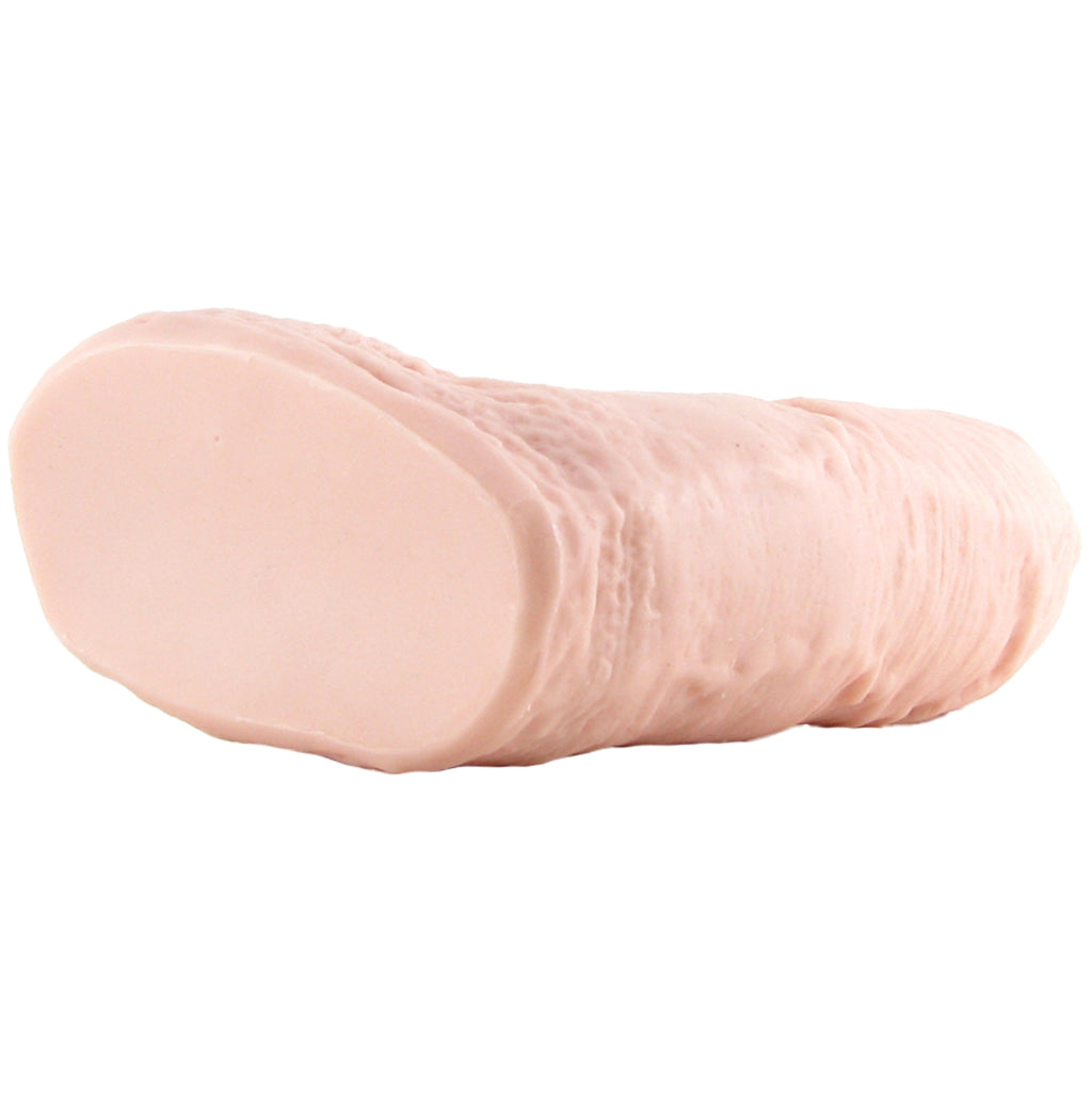 Basix 10 Inch Fat Boy Dildo in Light