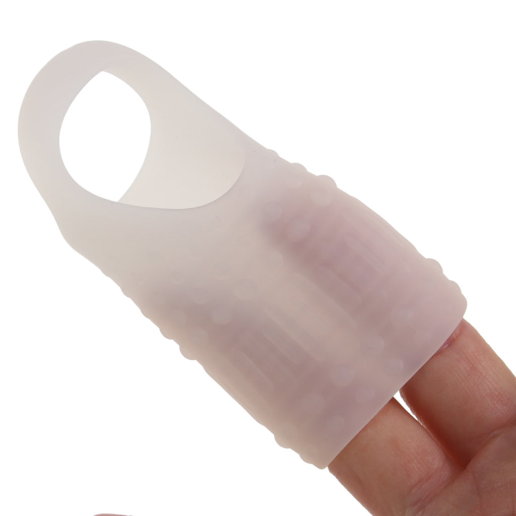 Basic Essentials Stimulation Enhancer Sleeve in Frosted