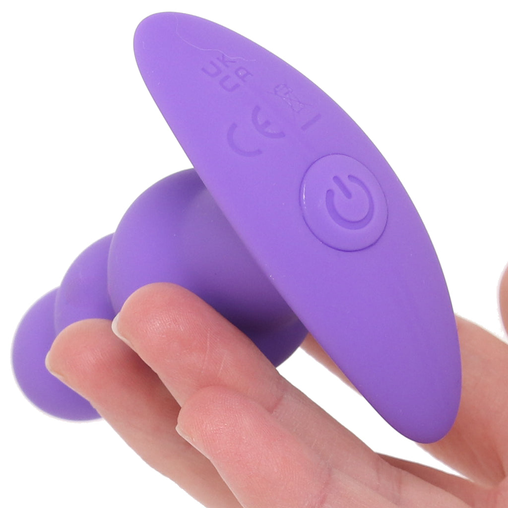 Basic Essentials Vibrating Beaded Anal Probe