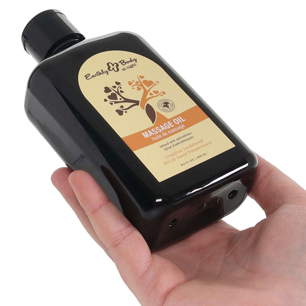At Night Massage Oil 8.4oz/250ml in Grapefruit Sandalwood
