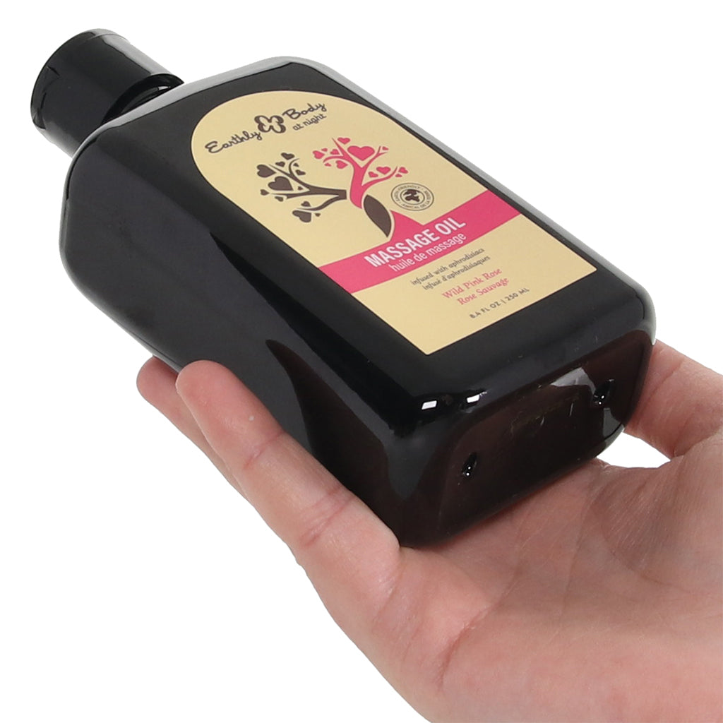 At Night Massage Oil 8.4oz/250ml in Wild Pink Rose