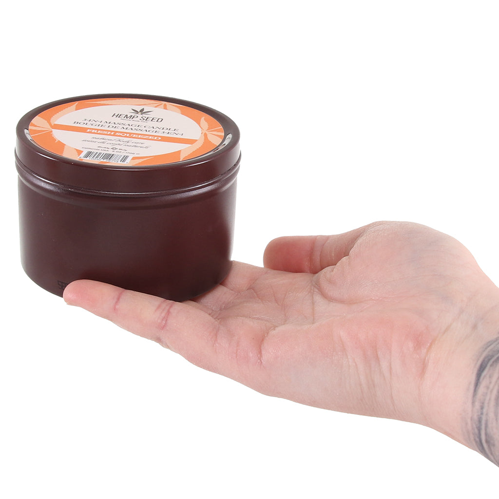 3-in-1 Massage Candle 6oz/170g in Fresh Squeezed
