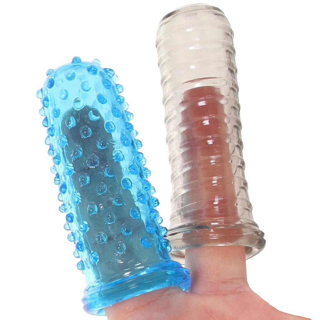 Blue Line 2-Pack Anal Finger Sleeves
