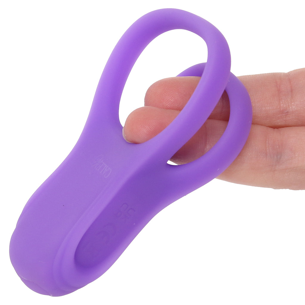 Basic Essentials Dual Support Vibrating Cock Ring