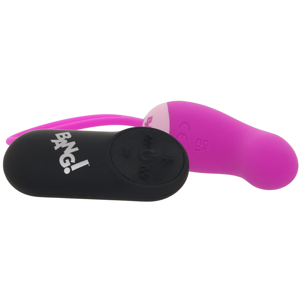 Bang! Silicone Mini Vibe with Remote in Purple