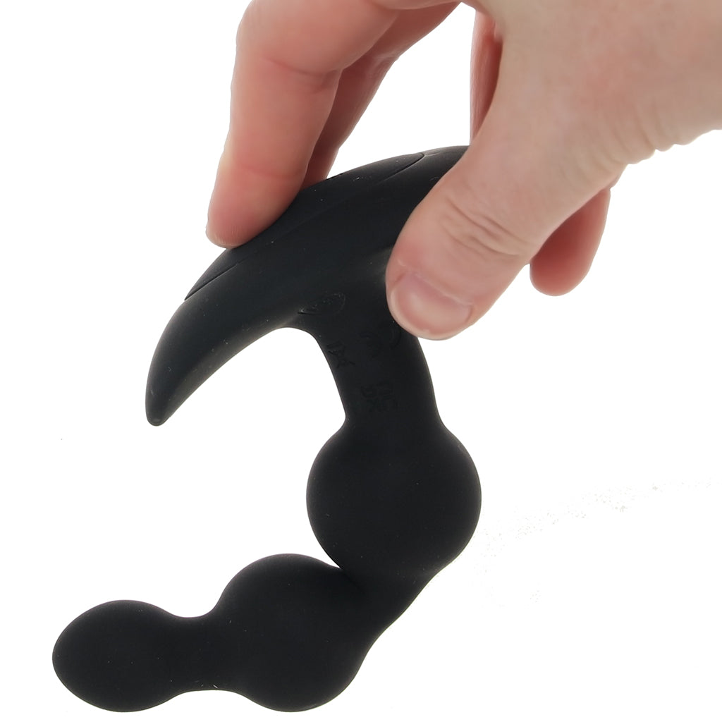 A-Play Beaded 5.5 Inch Anal Vibe in Black
