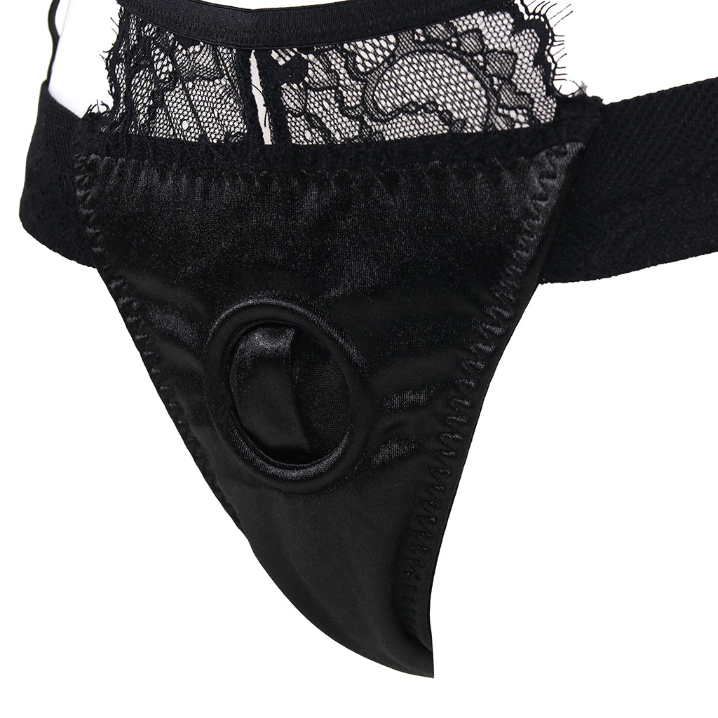Bedroom Bliss Belle Panty Harness & Garter in Large
