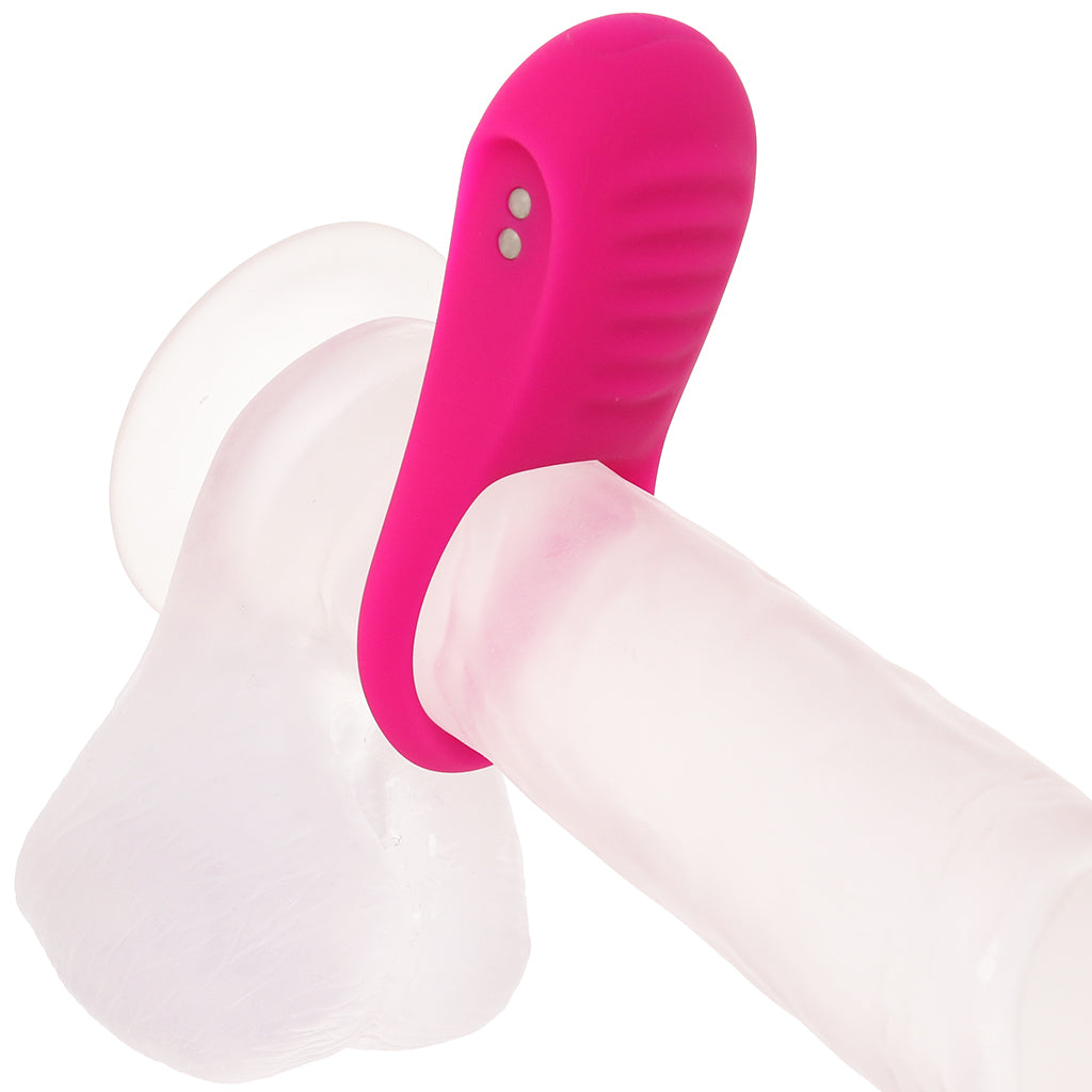 Basic Essentials Ridge Rider Vibrating Cock Ring