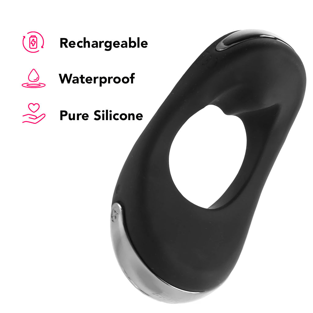 Atom Plus Vibrating Silicone Cock Ring