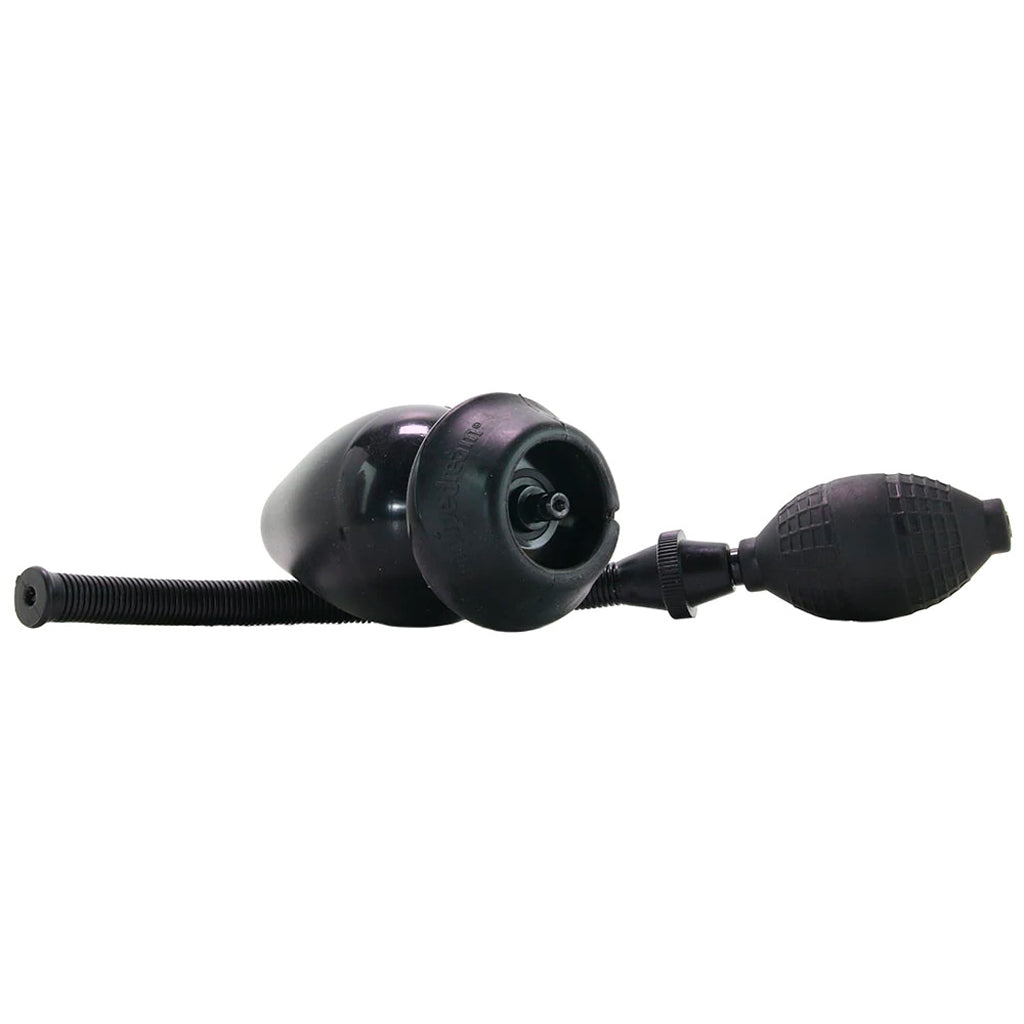 Anal Fantasy Inflatable Silicone Anal Plug in Black