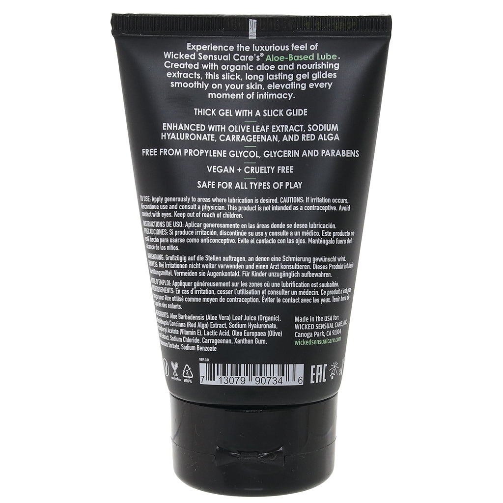 Aloe Vera Based Lube in 4oz/120ml