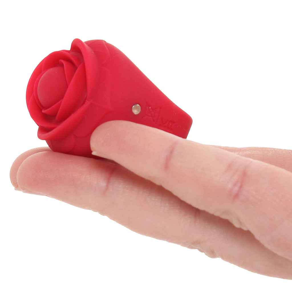 Bloomgasm Rose Ring Finger Vibe