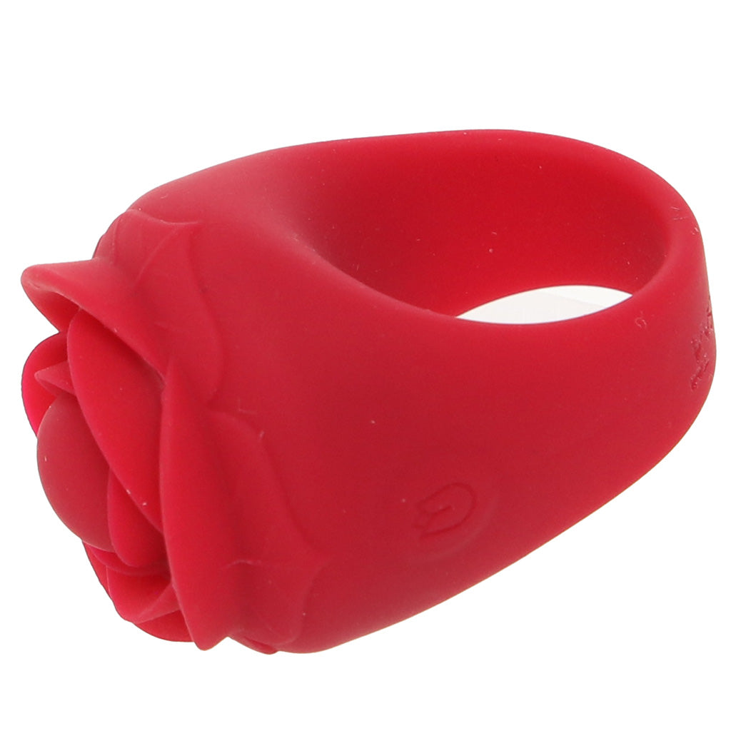 Bloomgasm Rose Ring Finger Vibe