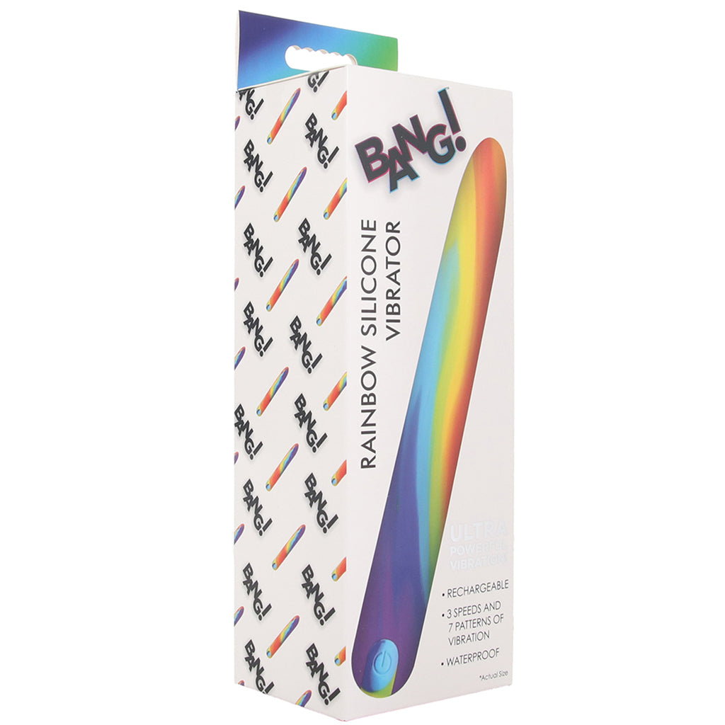 Bang! Rainbow Silicone Slim Vibe