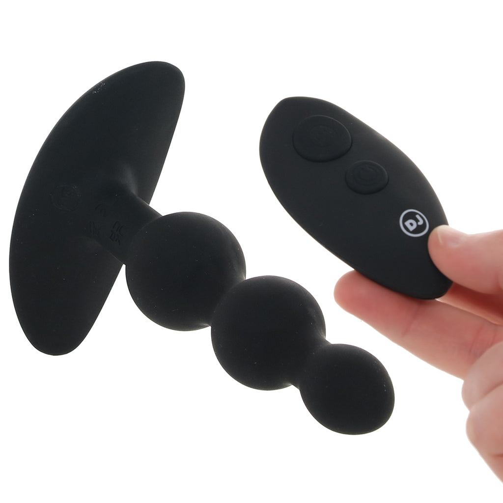 A-Play Beaded 5.5 Inch Anal Vibe in Black