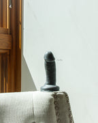 SquarePegToys® Nathan Harness - Suction Cup, SuperSoft Silicone Dildo