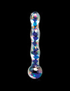 Pipedream Icicles No. 8 Sapphire Spiral Glass Dildo