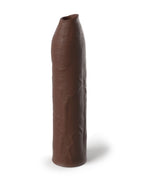 Uncut Silicone Penis Enhancer, 7-Inches, Hood-Up Foreskin