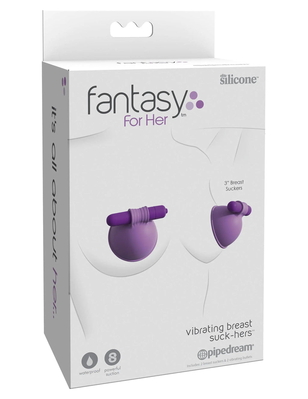 Pipedream® Vibrating Breast Suck-Hers