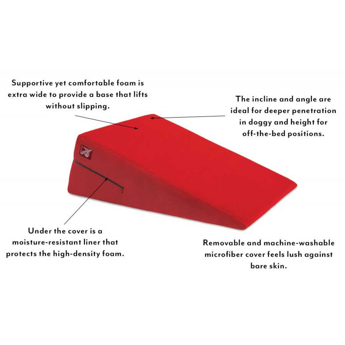 Liberator Ramp Plus Size High-Density Foam Positioning Pillow